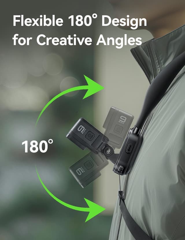 Thumbnail 6 de llano Magnetic Neck Mount with Adjustable Chest Strap for GoPro & Action Cameras