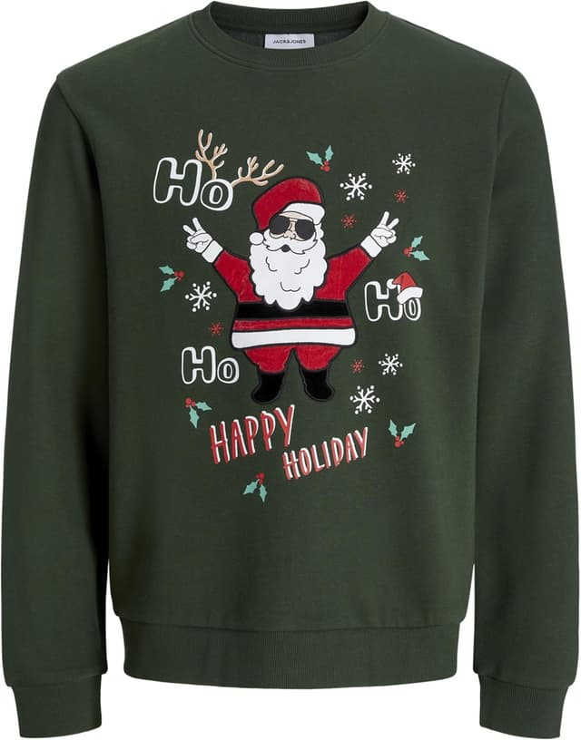 Detalle de Jack & Jones JJCHristmas Sweatshirt Herren