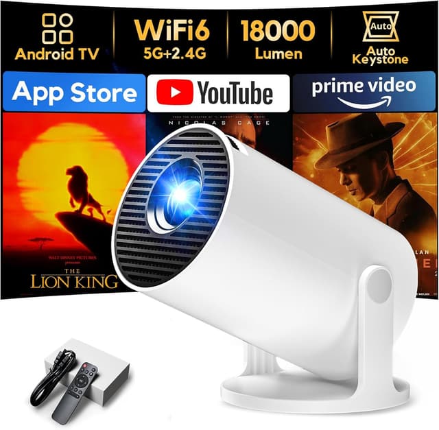 Imagen de AKIYO O2 Mini Proyector 1080P portátil 📽 en OfertitasTOP