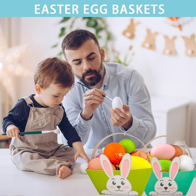 Thumbnail 3 de KEELYY Osterkörbchen Kinder 12 Stück