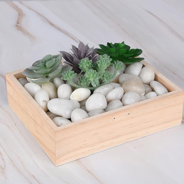 Thumbnail 2 de Hisredsun 2.1 lb White Decorative Stones