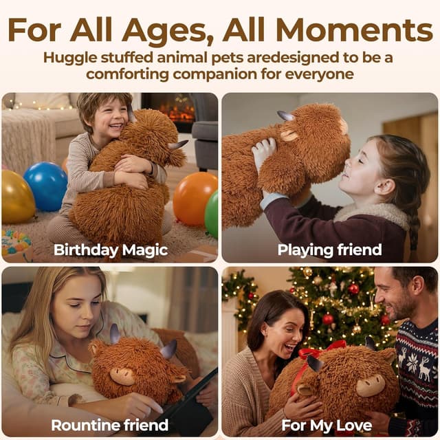 Thumbnail 6 de Mewaii Peluche ponderato Mucca 58 cm