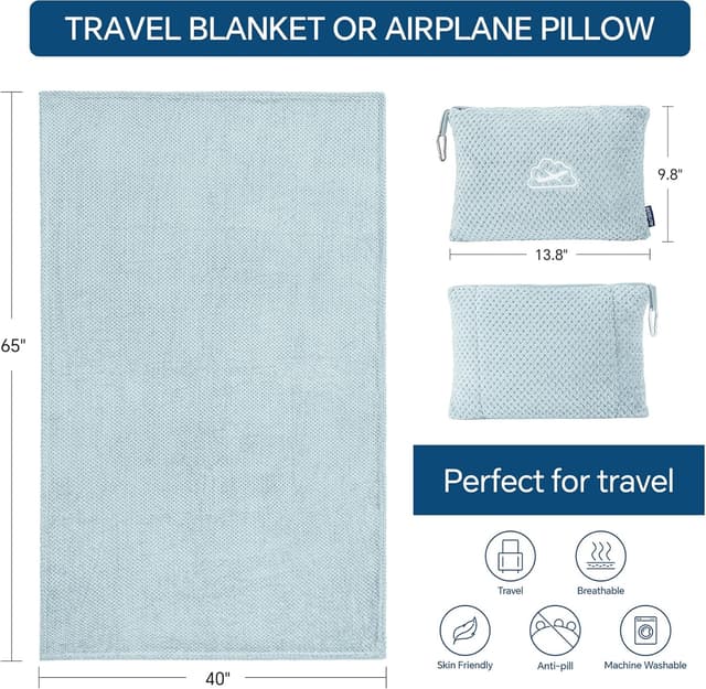 Detalle 1 de BEDELITE Travel Blanket 65 x 40 inches