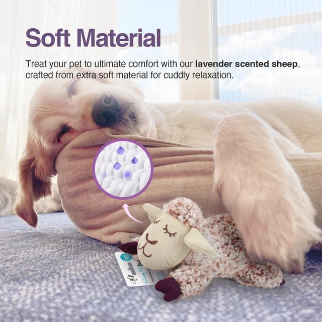 Detalle 2 de Puppy plush snuggle toy with squeaker