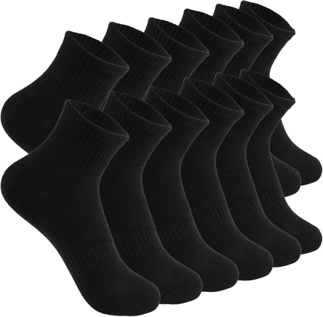 Detalle de Maxmoc Sock Women Breathable Wicking Ankle Socks (6 Pairs) – Cushioned Trainer Sports Socks
