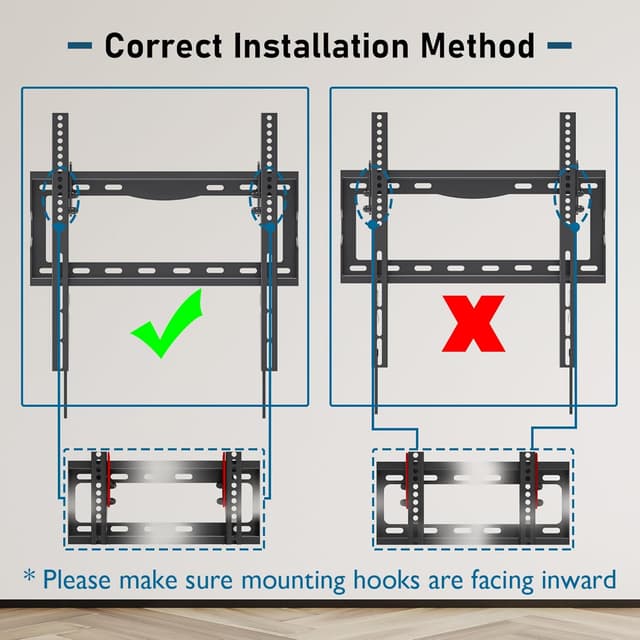 Thumbnail 6 de BONTEC TV Wall Mount Bracket 55kg