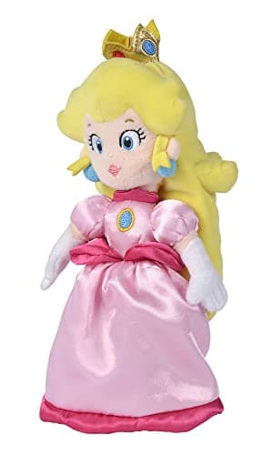 Detalle 2 de Simba - Peluche Princesa Peach 27 cm 🏰 Suave y Oficial