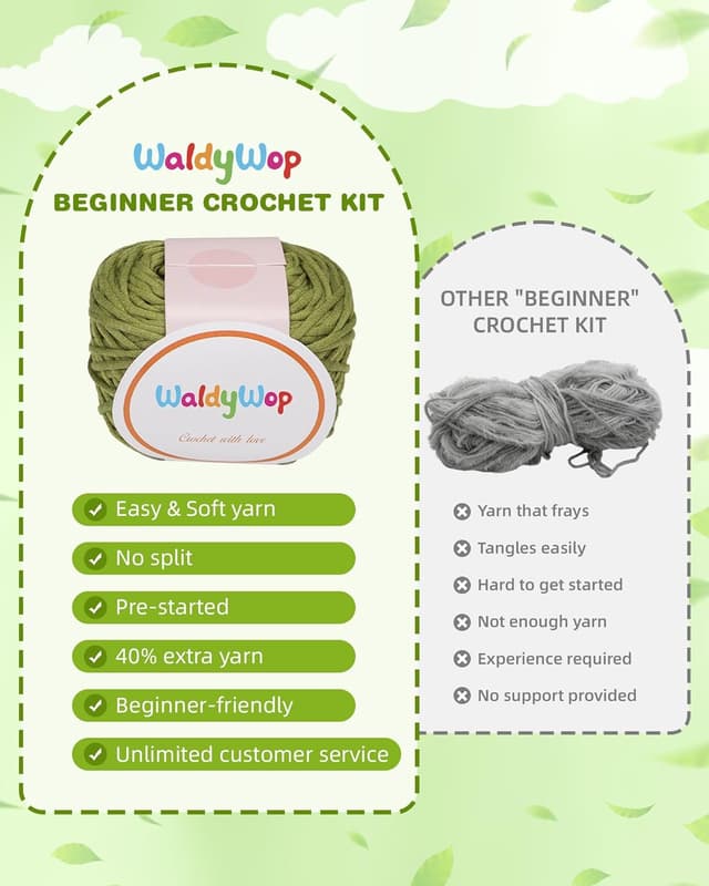 Thumbnail 2 de WaldyWop Crochet Kit 8-piece