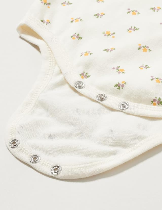 Thumbnail 3 de PIPPI Unisex Baby Body Ls Ao-printed 4er Pack