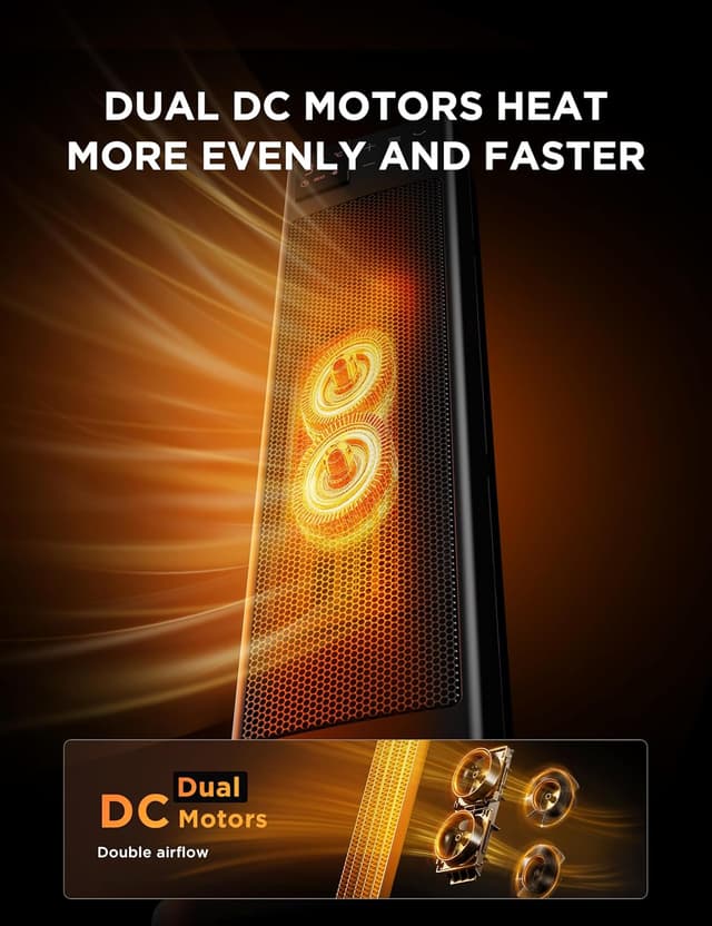 Detalle 1 de Midea MTH201ERB 2000W ceramic heater with thermostat