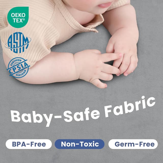 Thumbnail 5 de Huloo Sleep Ultra Soft Baby Play Mat 1.3" 🎲