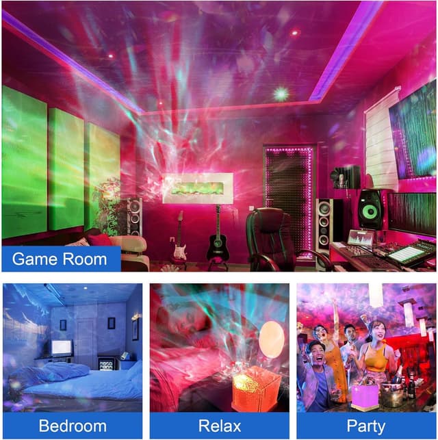 Thumbnail 6 de Exsivemy LED Sternenhimmel Projektor mit 16 Effekten