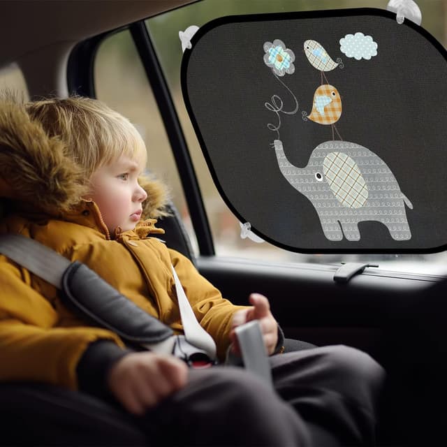 Detalle 2 de ACELIFE Tendine parasole auto bambini UPF50+ 45x35,5 cm