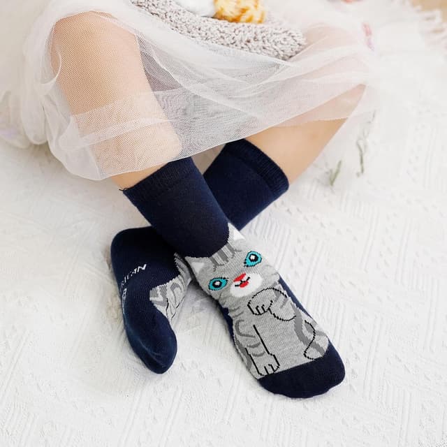 Thumbnail 4 de LOFIR Calzini Divertenti in Cotone per Bambina 5 paia