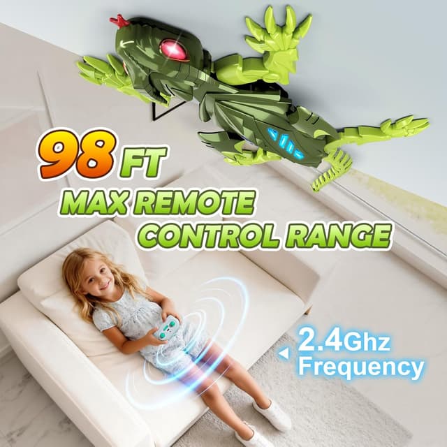 Thumbnail 4 de Wall Climbing Gecko Lizard Remote Control 98ft