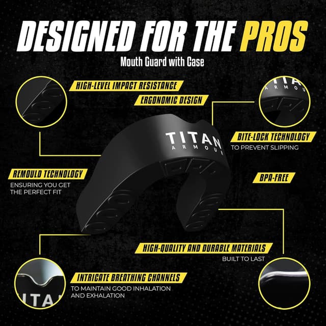 Detalle de Titan Armour Gum Shield Dual-Layer 1-year