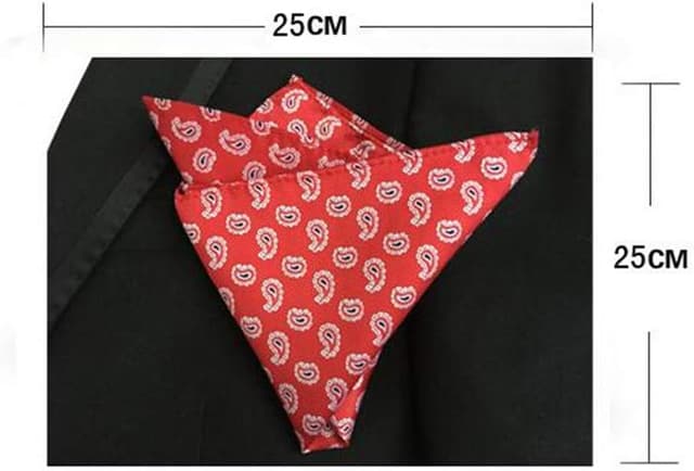 Detalle de smart sisi samrt sisi Men’s Suit Pocket Handkerchiefs (Square Dots) – 12-pack in 12 colours