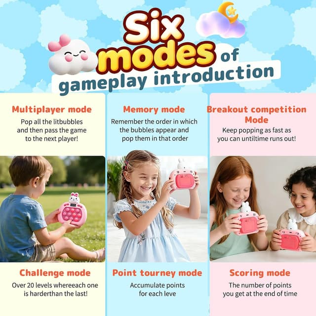 Detalle 1 de Lesipee Quick Push Pop Game 999 Level