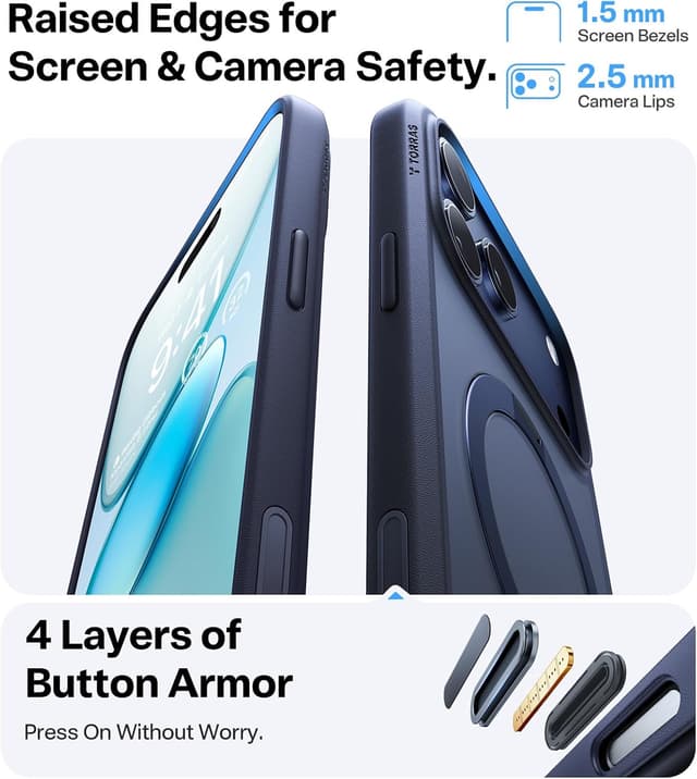 Thumbnail 6 de TORRAS Ostand Q3 Spin iPhone 17 Pro Max case, 12FT drop