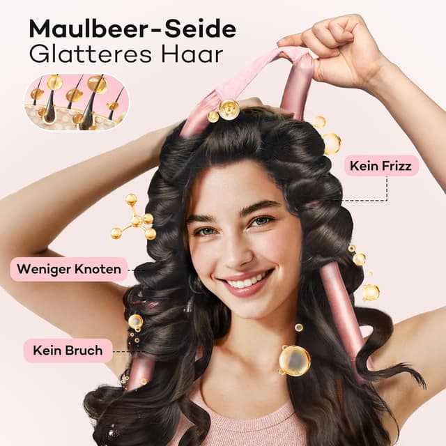 Detalle de Umisleep Heatless Lockenwickler 99 cm Seide