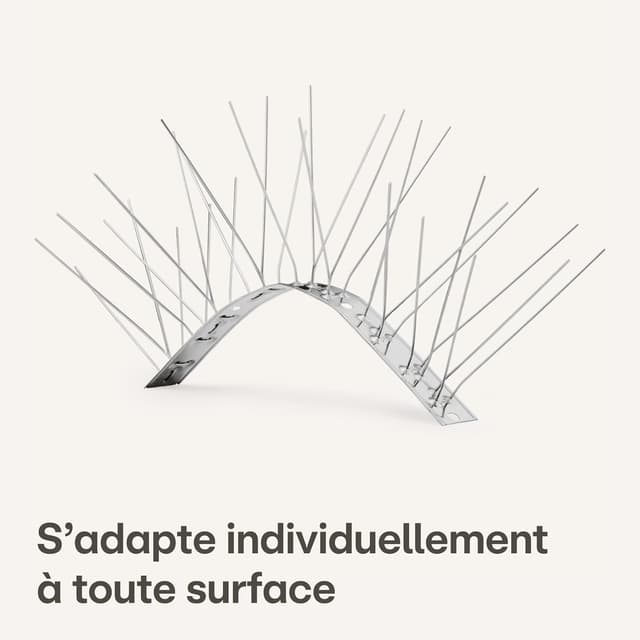 Thumbnail 6 de Praknu Pic anti pigeons INOX 3 m