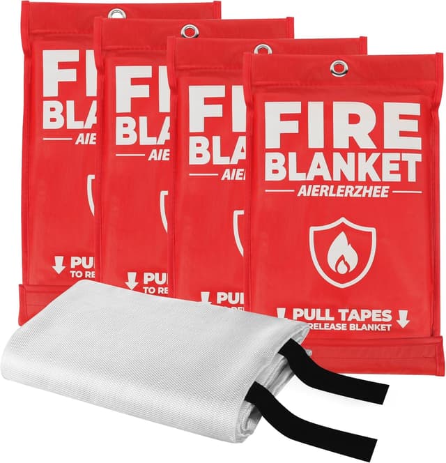 Imagen de AIERLERZHEE Fire Blanket 40" x 40" 🧯 en OfertitasTOP