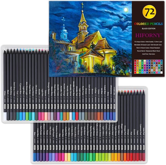 Detalle de HIFORNY Matite Colorate Premium 72 ✏