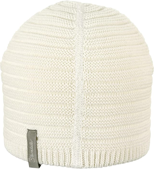 Detalle de Sterntaler Unisex Kinder Strickmütze Baby mit Rippenmuster – gefüttert mit Baumwollfleece