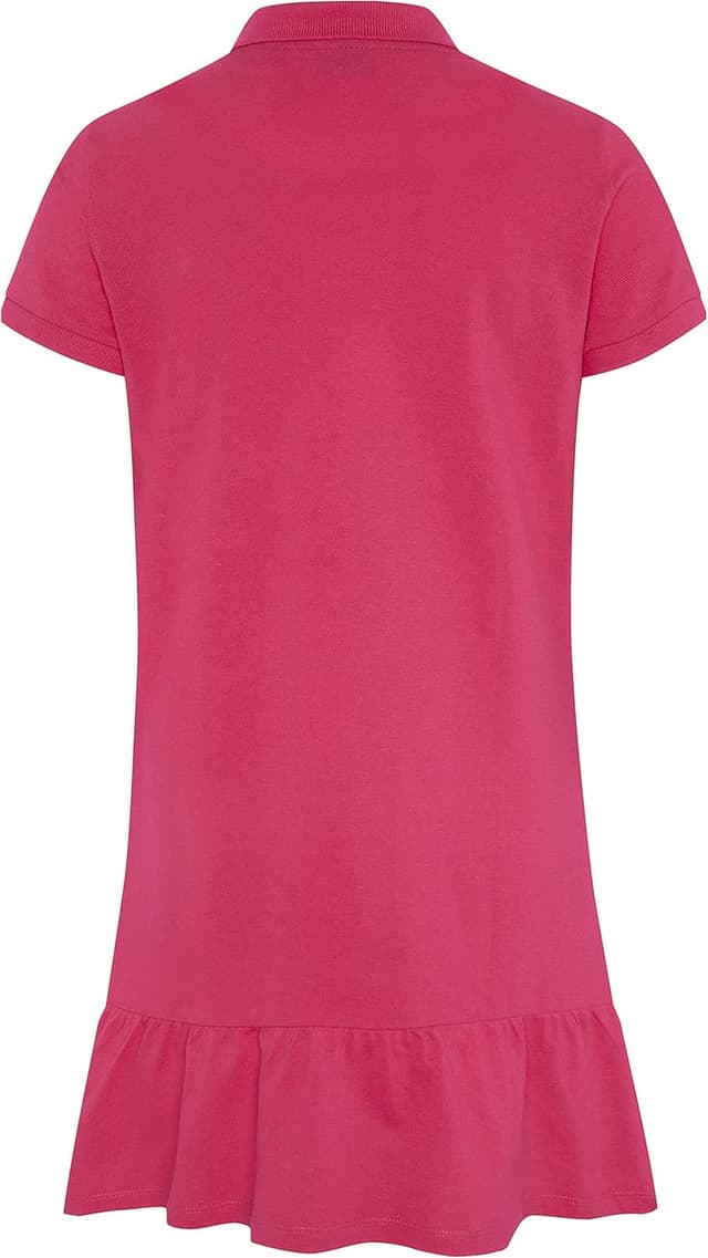 Detalle 2 de Polokleid im klassischen Polo-Stil mit Volants und Knopfleiste
