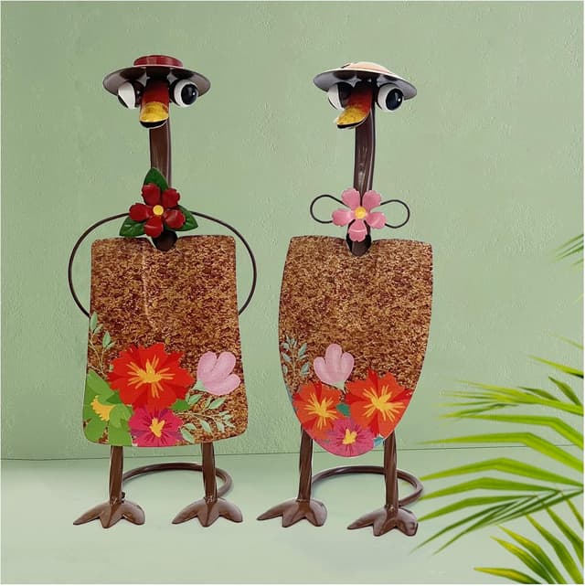 Thumbnail 5 de HONGLAND Metal Duck Garden Art 11in