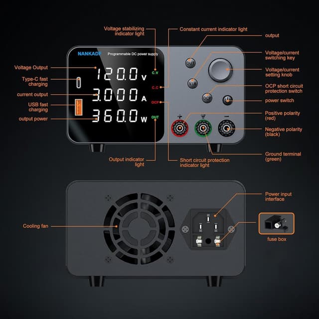 Thumbnail 5 de Labornetzgerät 120V 3A DC Encoderregelung