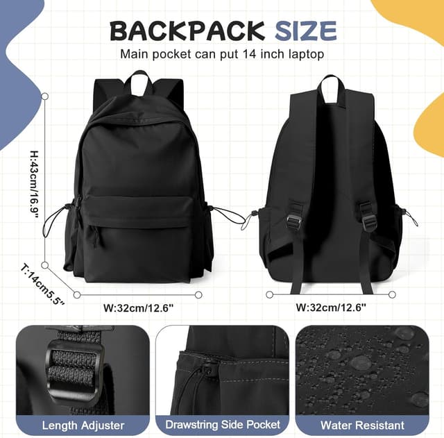 Detalle 2 de HYC00 Schulrucksack 32×43×14 cm