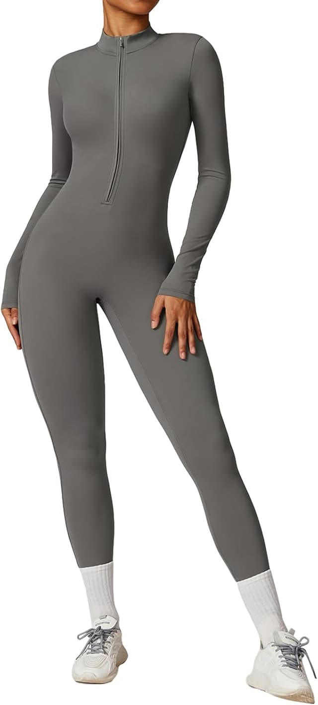 Thumbnail 6 de Ecupper Jumpsuit Damen Yoga Bodycon 👗