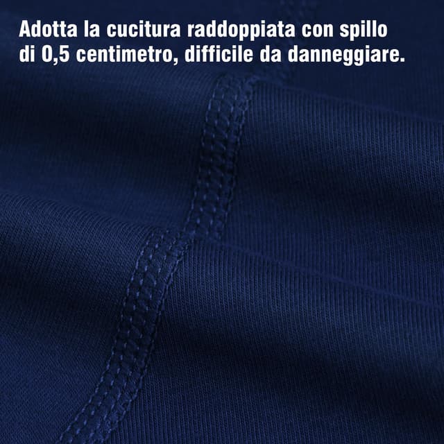 Detalle 2 de Fullluwaa Boxer Uomo in cotone da 12 pezzi, elasticizzato e traspirante (S–4XL)