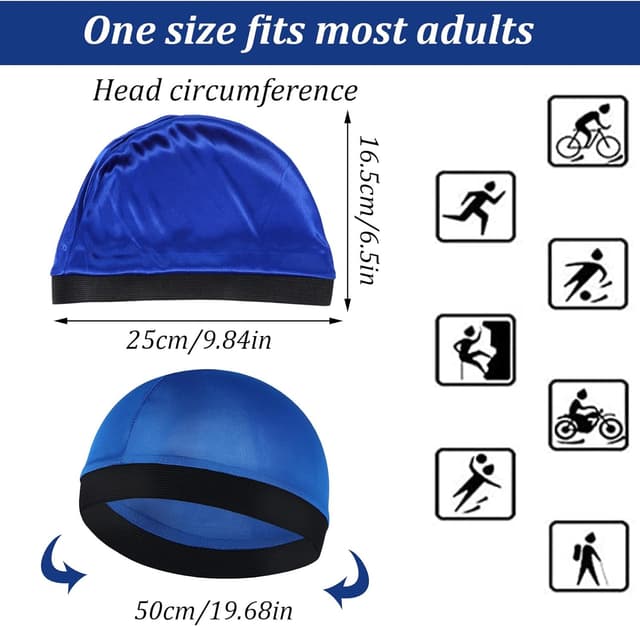 Detalle 2 de HaiFafafaing Wave Durag Set 4 Pcs for Men