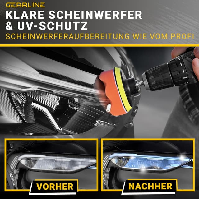 Detalle de GEARLINE Scheinwerfer Aufbereitung Set 24 Teile