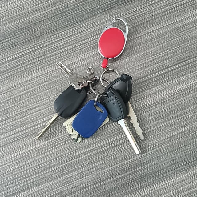 Detalle de ZHIYE Retractable badge reel clips 5 pack