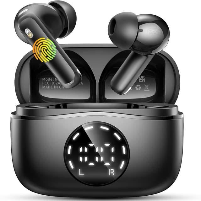 Detalle de Donerton 2026 Nuovo Cuffie Bluetooth 5.4 In-Ear con ENC, 50 ore e display LED