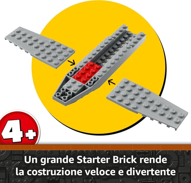 Detalle de LEGO Star Wars 75410 N-1 Starfighter, 4+