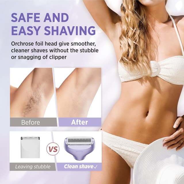 Detalle de Orchrose Electric Razor 2-in-1 10,000 RPM