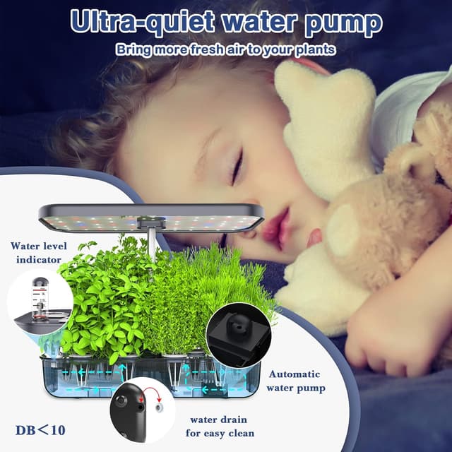 Thumbnail 3 de Yoocaa Sistemi di coltivazione idroponica 50 cm