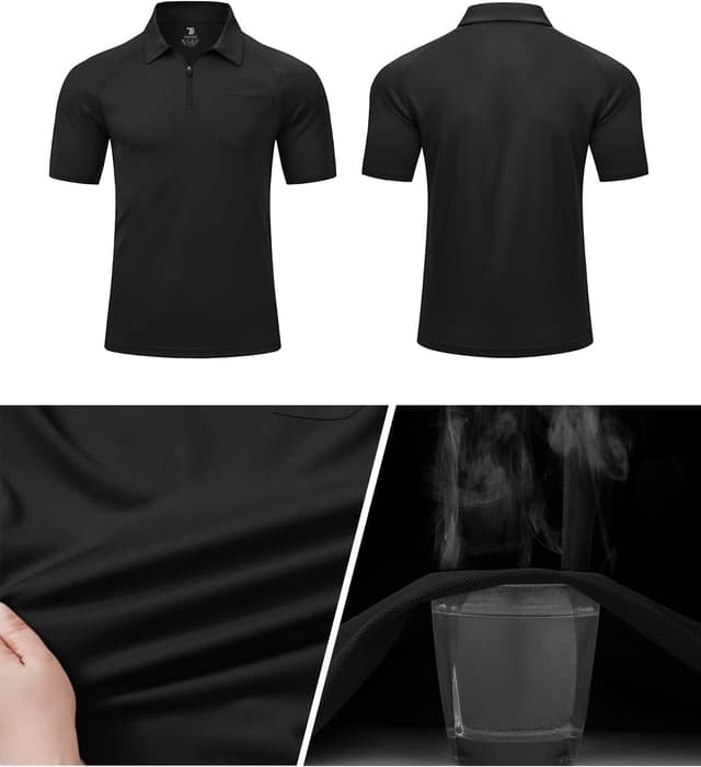 Thumbnail 2 de Men's Golf Polo Shirts Short Sleeve 1pc