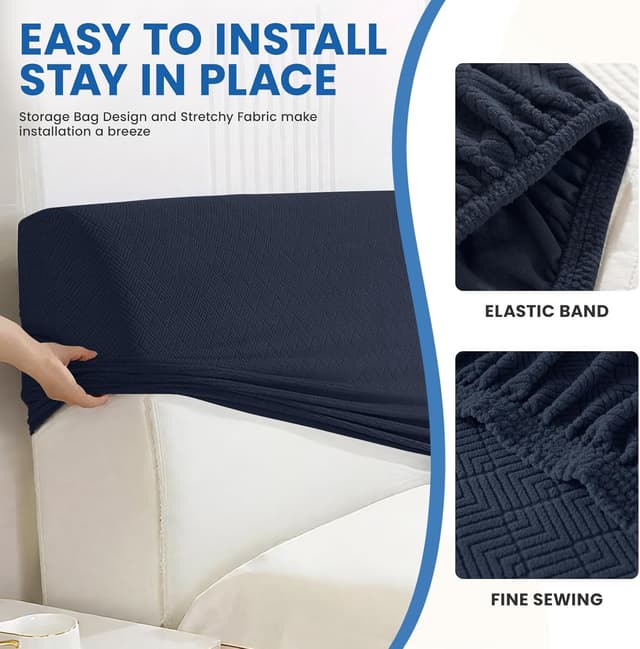 Thumbnail 6 de YSTELLAA Copri Testiera Letto Matrimoniale 180 cm beige