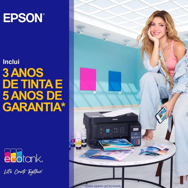 Detalle 2 de Epson EcoTank ET-2862: Impresora Multifunción A4 Wi-Fi 🖨