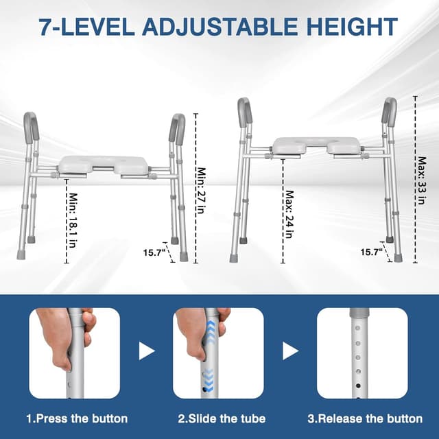 Detalle de LOLLIDO rehausseur de toilette 227 kg