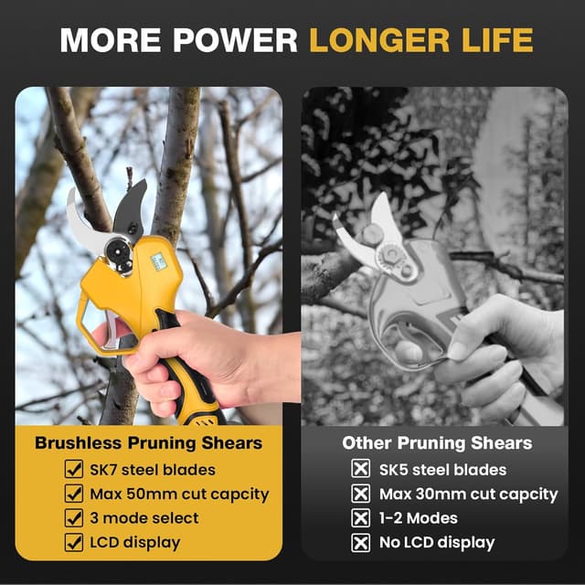 Thumbnail 2 de Tijeras De Podar Electricas 50mm 📷