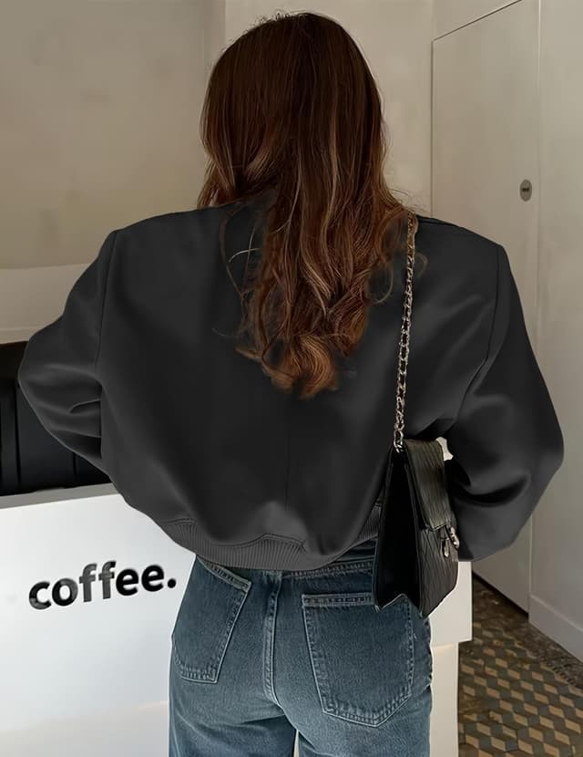 Thumbnail 4 de Zeagoo Women Bomber Jacket Varsity Light