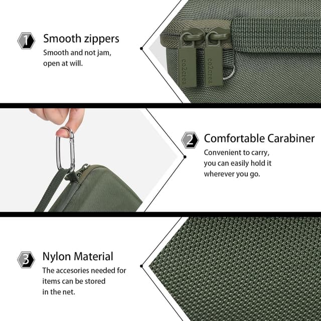 Detalle 2 de co2CREA harte Tragetasche/Schutzhülle für Soundcore Motion 300 (nur Etui, EVA)