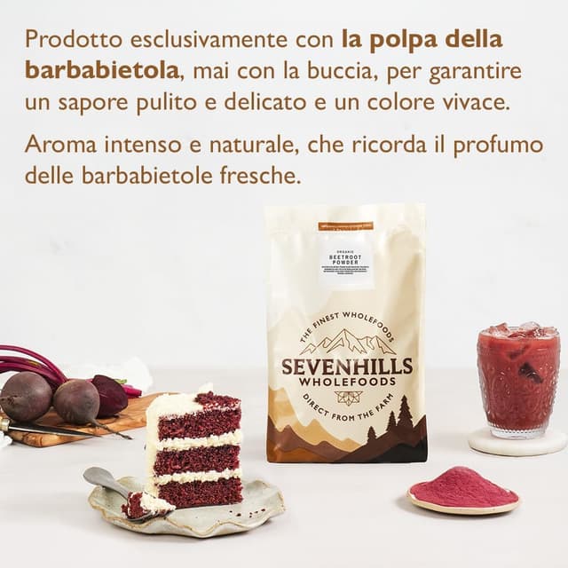 Thumbnail 2 de Sevenhills Wholefoods Polvere di Barbabietola 500g 🥣