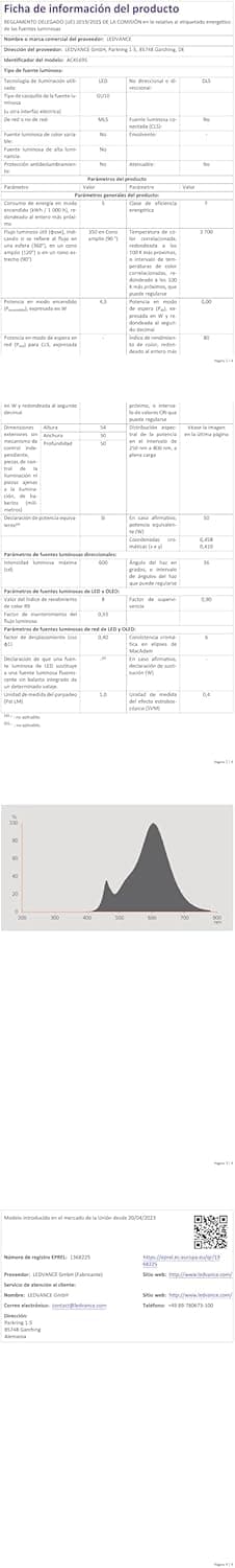 Thumbnail 5 de OSRAM LED Star VALUE PAR16, 6 bombillas, 50W equivalente, blanco cálido